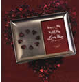 Grasslands Road Frame Platinum & Red Hearts Gift Box