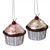 Just Desserts Cupcake Ornaments Set from Grasslands Road by Amscan