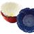 American Bloom Red-White-Blue Petals Bowls from Grasslands Road by Amscan