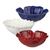 American Bloom Red-White-Blue Petals Mini Bowls from Grasslands Road by Amscan