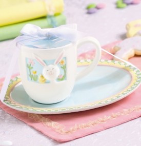 Bunny Mug & Cookie Plate Set for Child