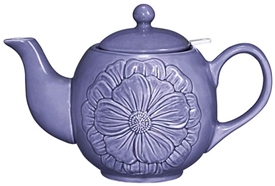Andrea by Sadek Peony Purple Teapot