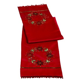 Let Nature Sing Wreath Table Runner from Grasslands Road